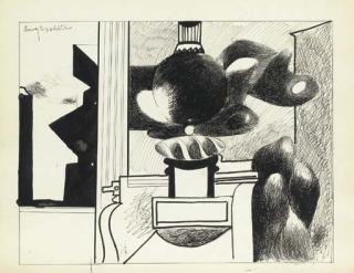 Arshile Gorky - Column With Objects