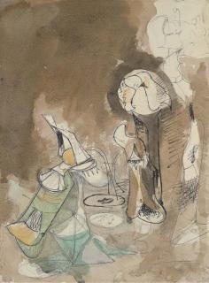 Arshile Gorky - Fireplace In Virginia