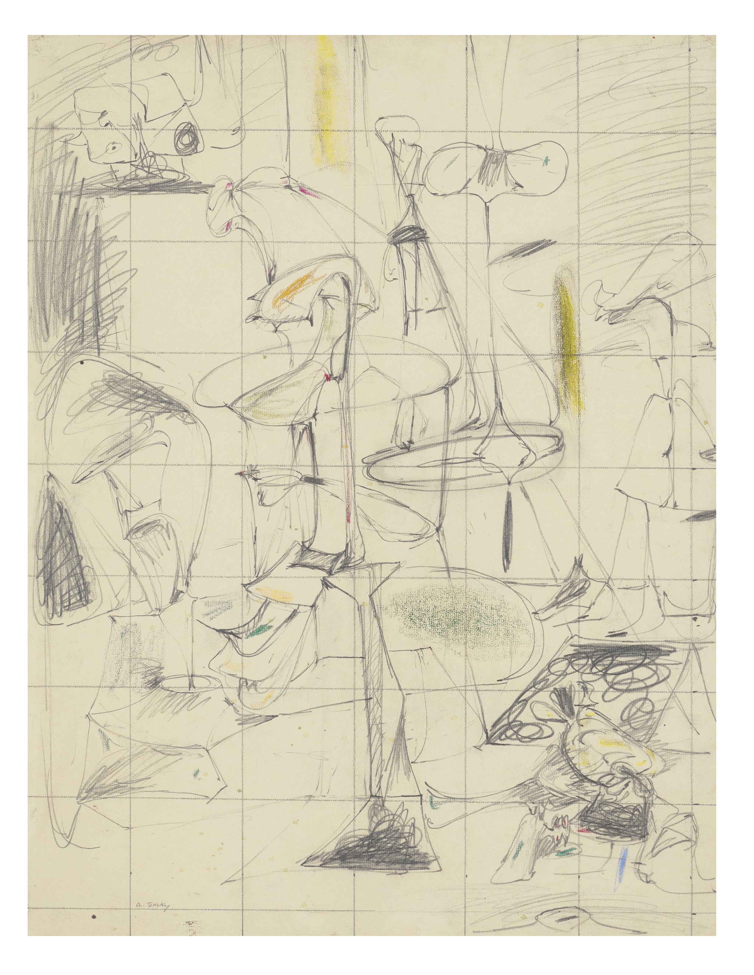 Arshile Gorky - Study for the Betrothal