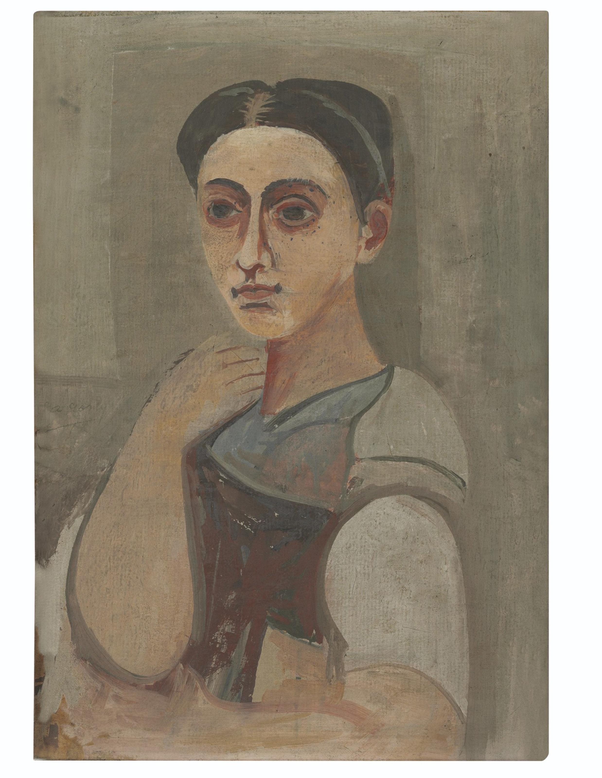 Arshile Gorky - Untitled (Portrait of Vartoosh)