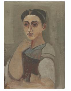 Arshile Gorky - Untitled (Portrait of Vartoosh)