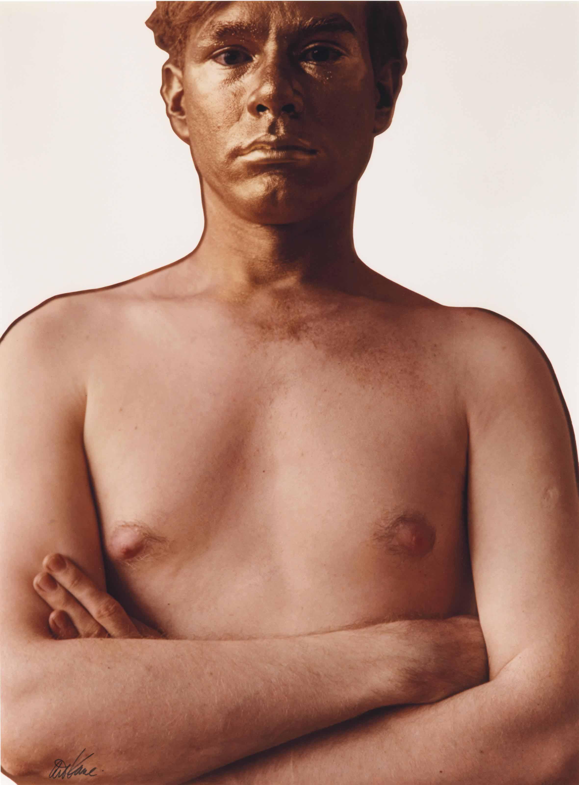 Art Kane - Andy Warhol as the Golden Boy, 1962