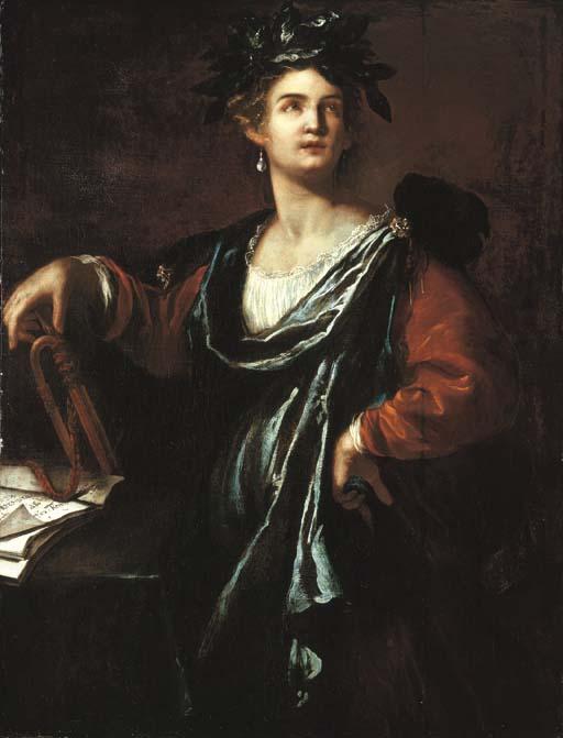 Artemisia Gentileschi - Clio: the Muse of History