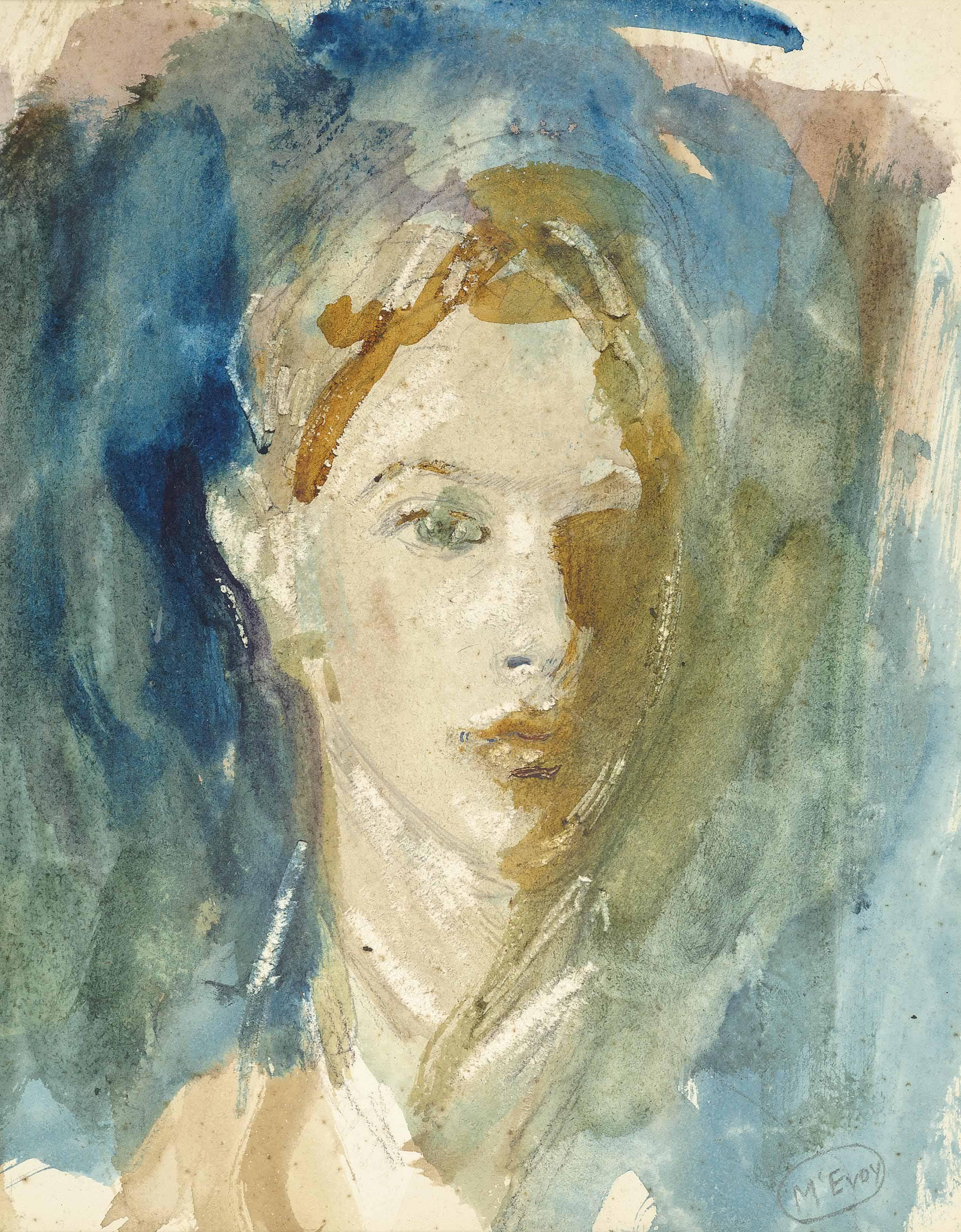 Arthur Ambrose McEvoy - Portrait of a young lady