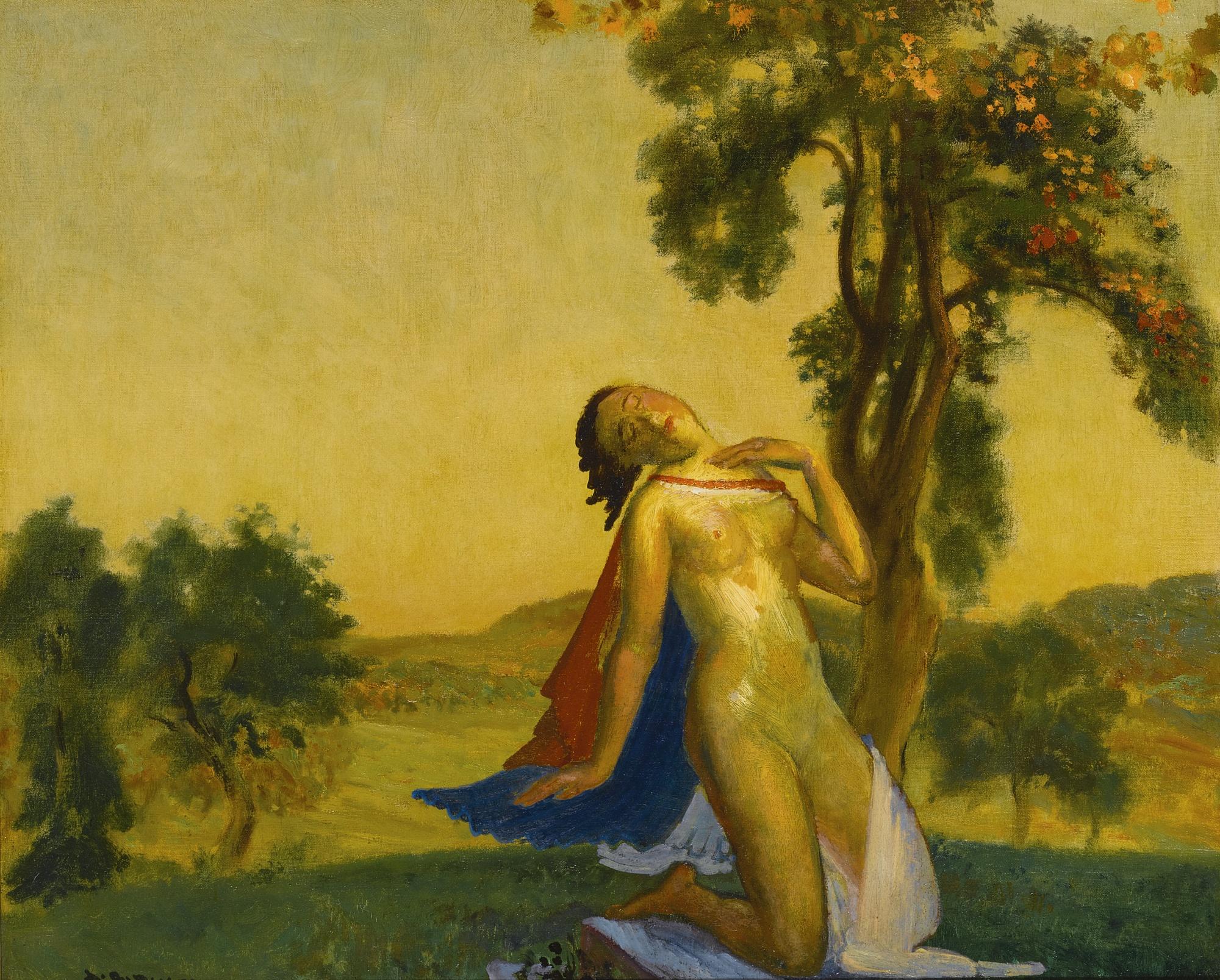 Arthur B. Davies - Breathing Sacrifice