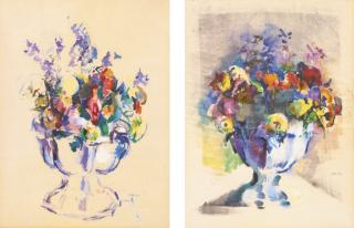 Arthur Beecher Carles - Flowers Ii And Flowers Iii: Two Works