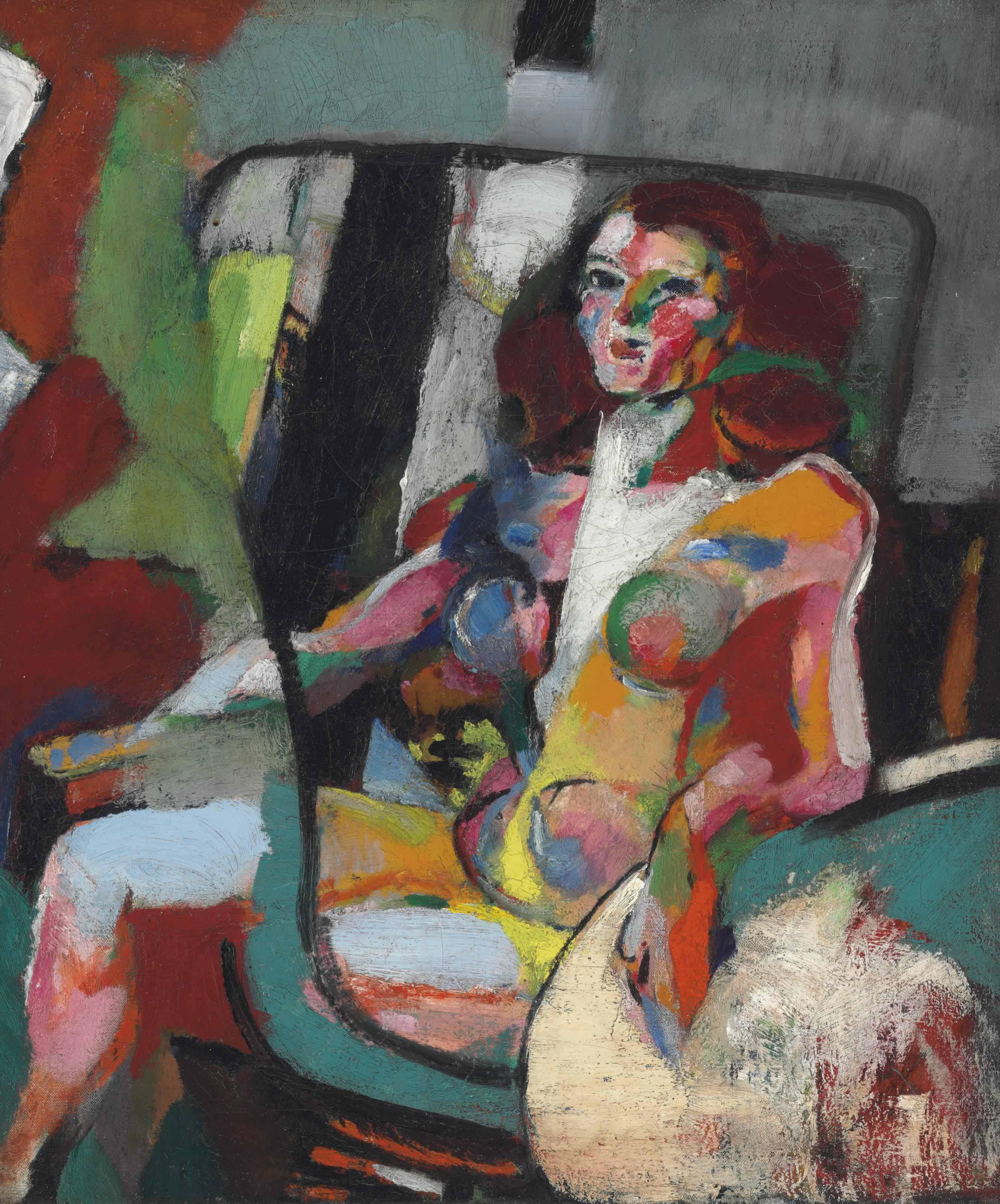 Arthur Beecher Carles - Seated Nude