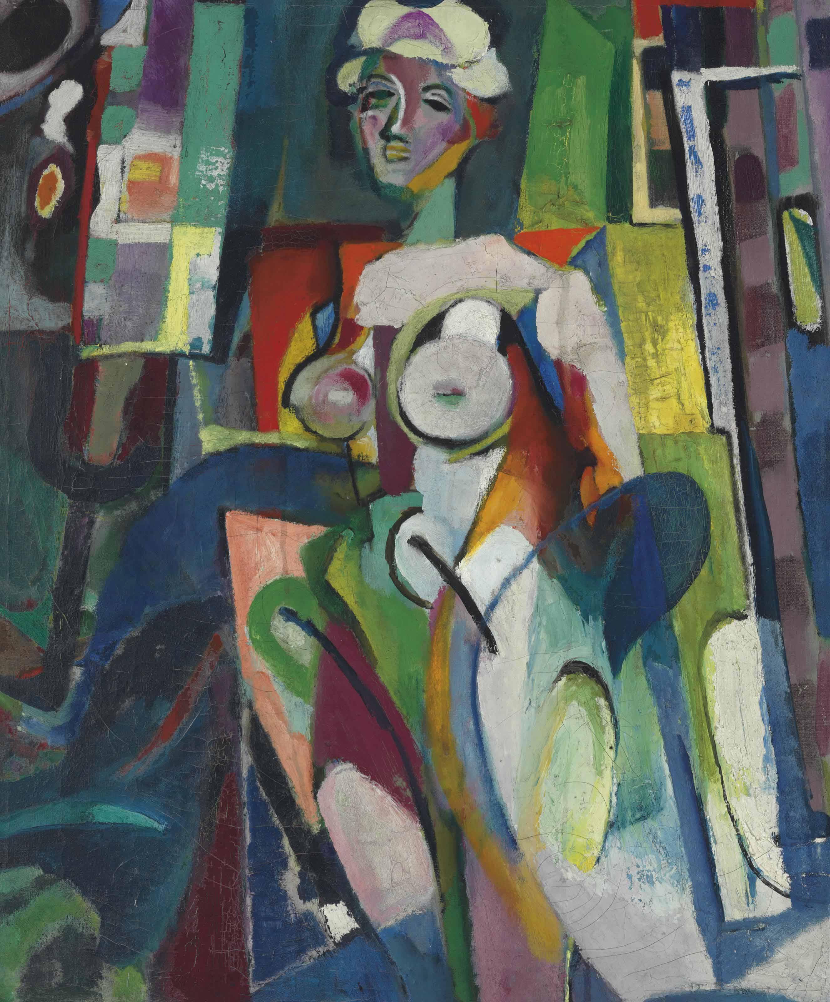 Arthur Beecher Carles - Semi-Abstract Nude