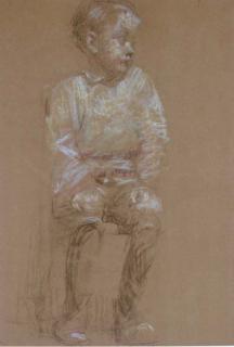 Arthur Beecher Carles - Study of a young child