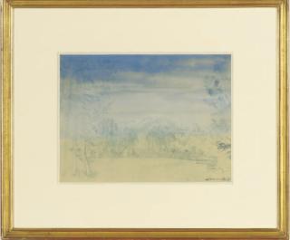 Arthur Bowen Davies - Blue landscape