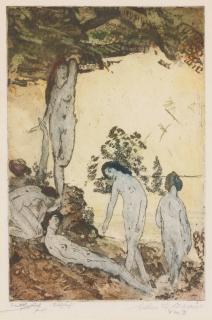 Arthur Bowen Davies - By the Sea