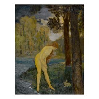 Arthur Bowen Davies - Shy As A Rabbit