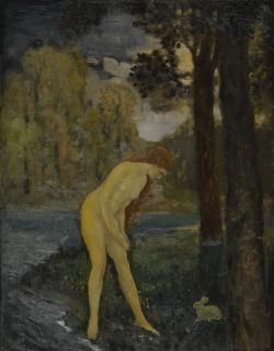 Arthur Bowen Davies - Shy As A Rabbit