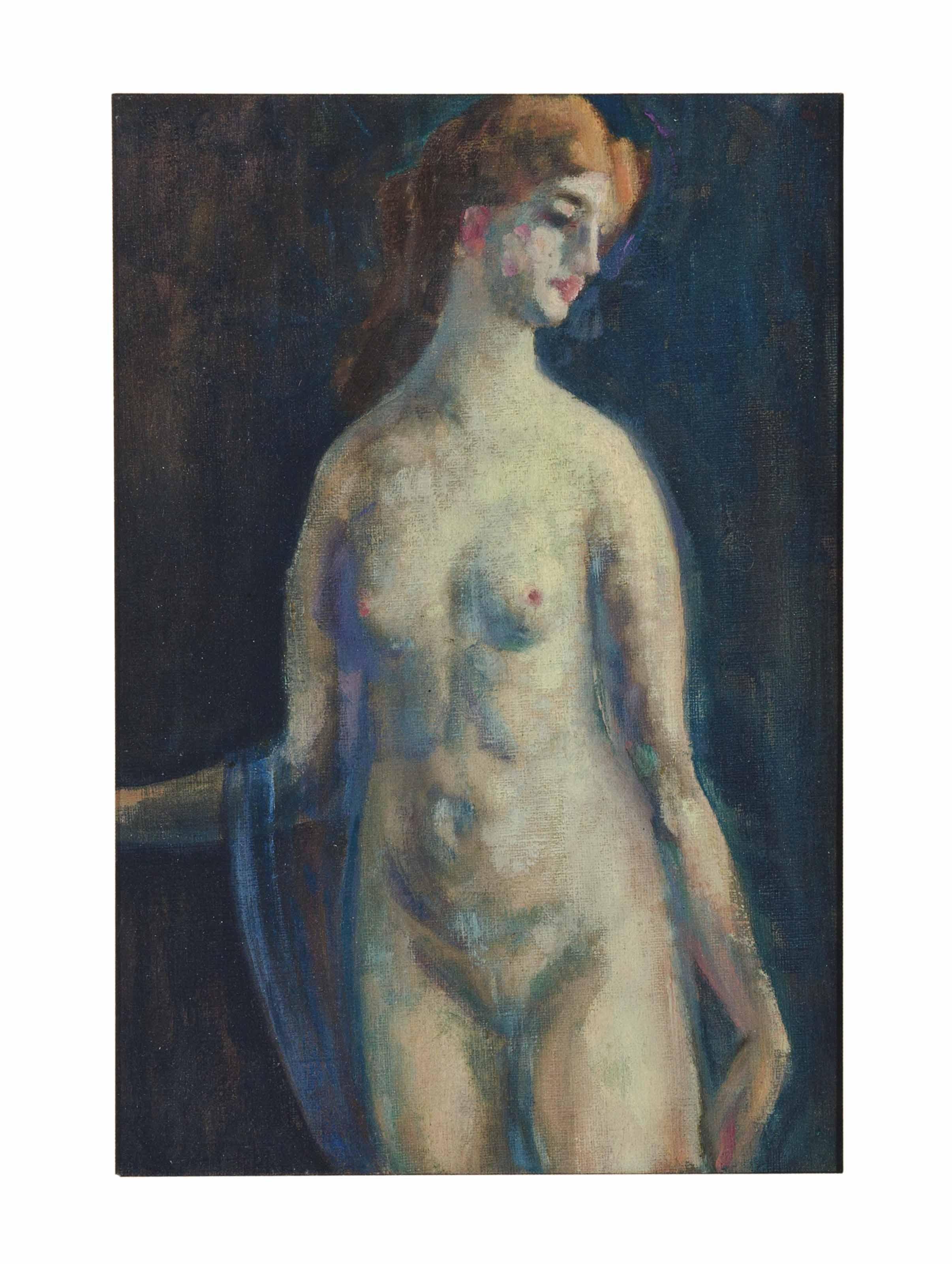 Arthur Bowen Davies - Standing Nude