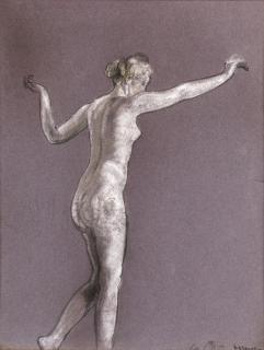 Arthur Bowen Davies - Study for After Rain