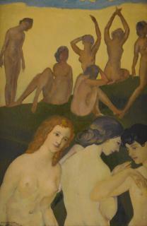 Arthur Bowen Davies - The Galaxy