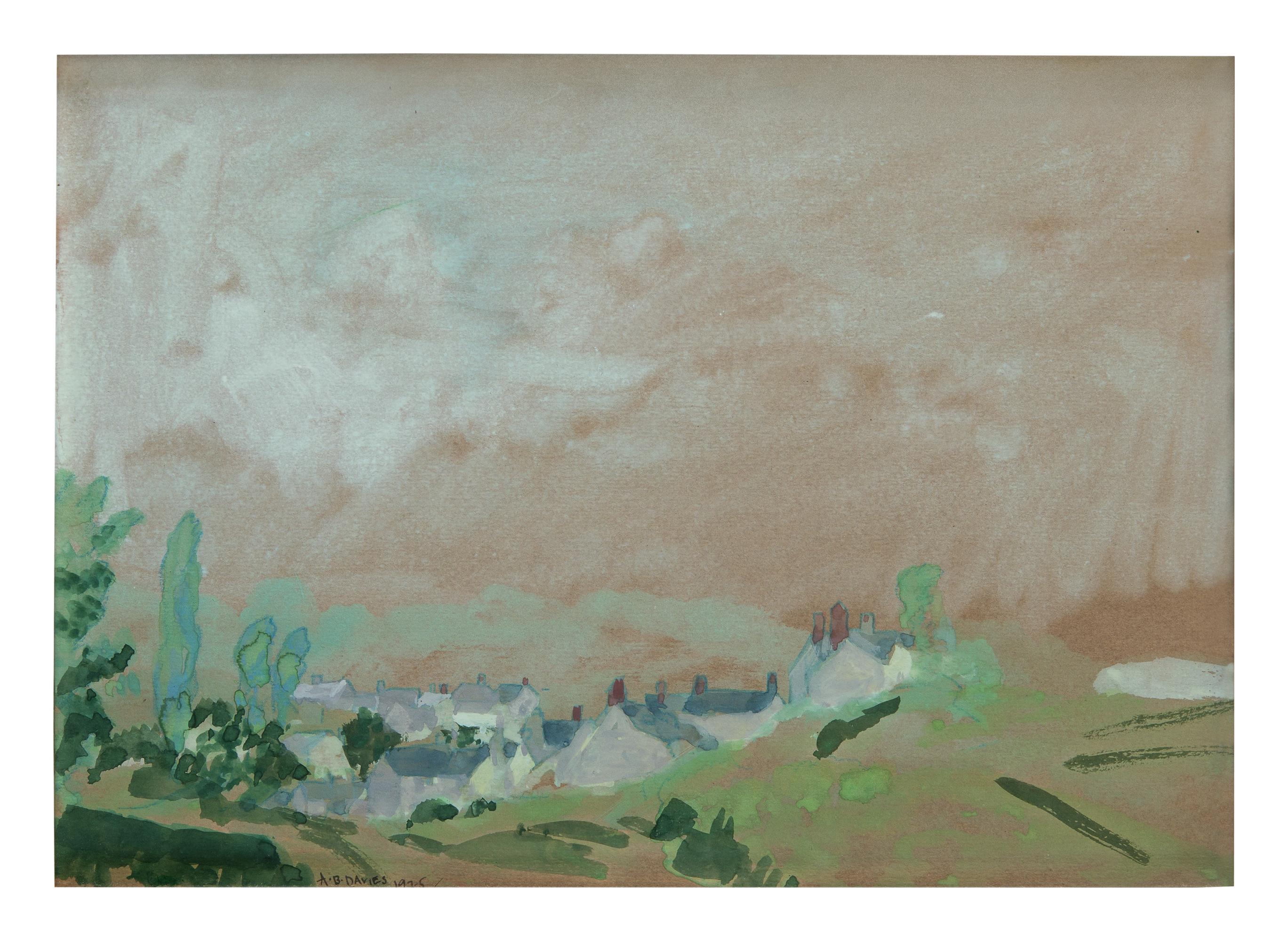 Arthur Bowen Davies - Village Of La Lude