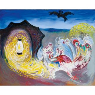 Arthur Boyd - Australian cave With Light