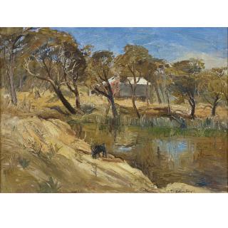 Arthur Boyd - Australian Waterhole At Phillip Island