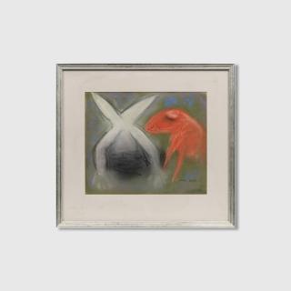 Arthur Boyd - Figure and Dog, c.1961