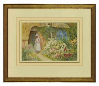 Arthur Claude Strachan - An English cottage garden