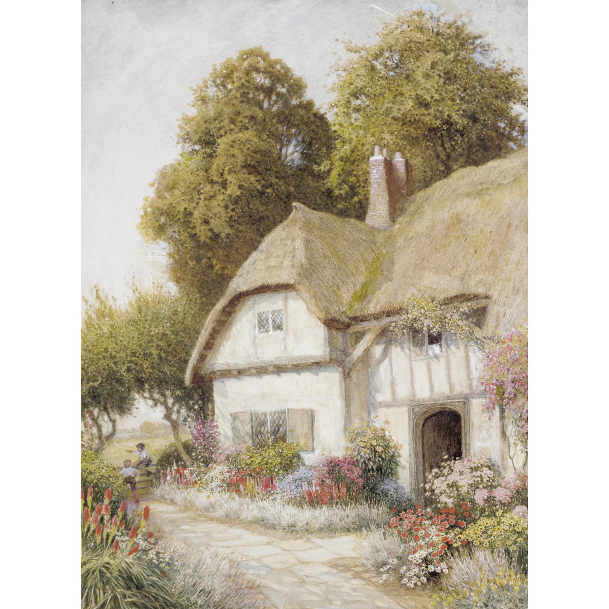 Arthur Claude Strachan - Cottage Scene