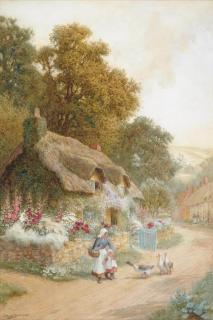 Arthur Claude Strachan - Never say \'Boo!\' to a goose