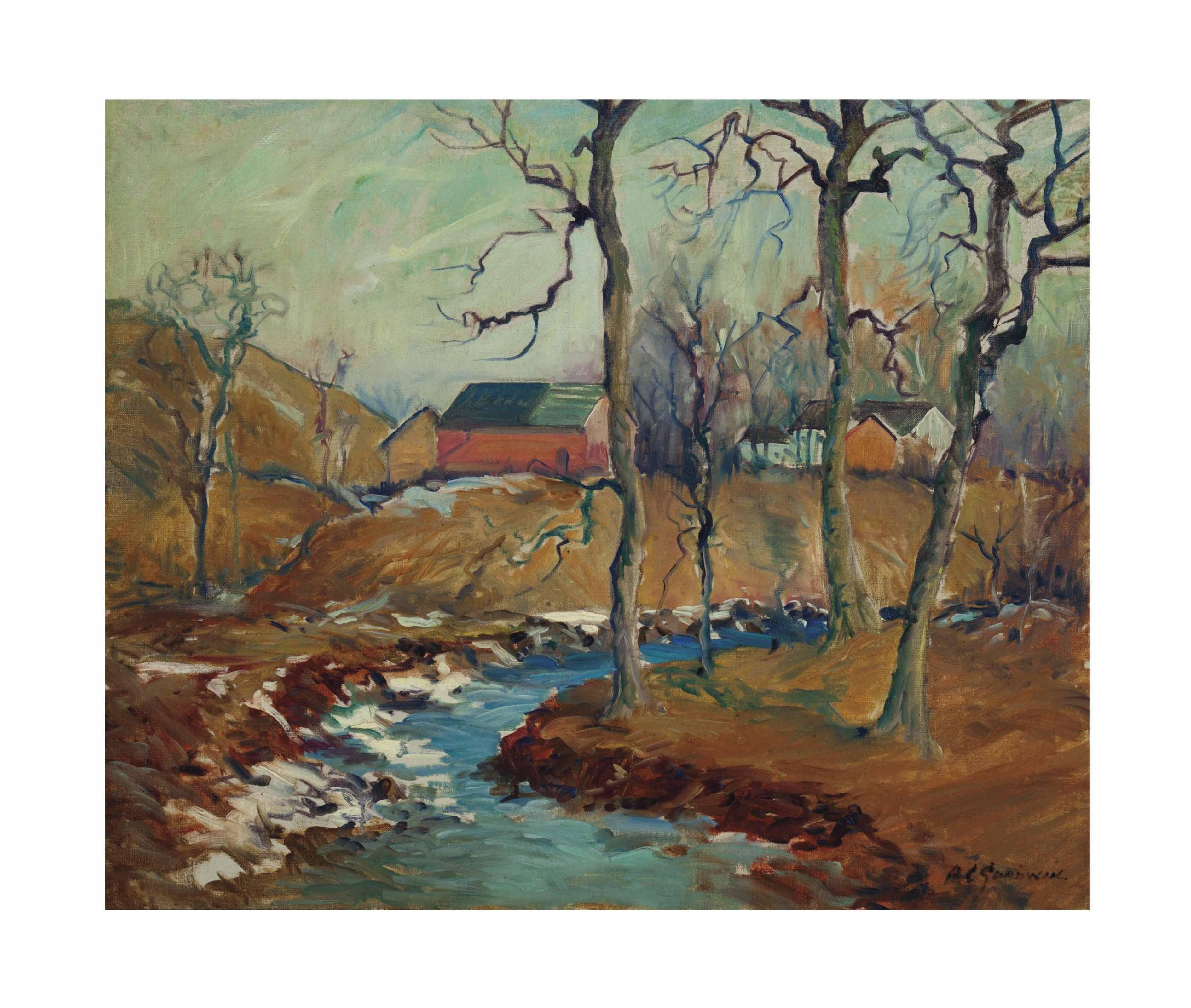 Arthur Clifton Goodwin - Farm on the river