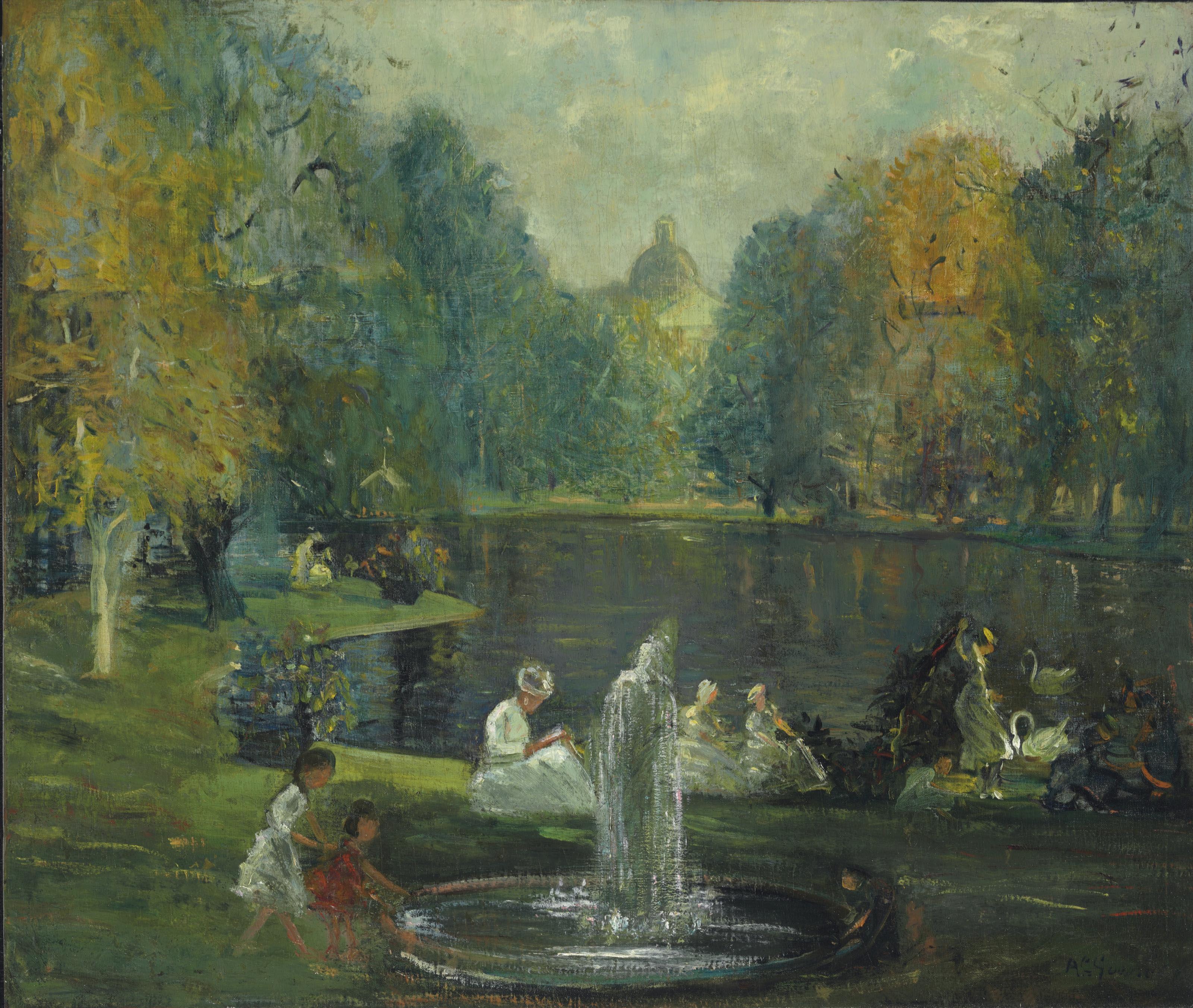 Arthur Clifton Goodwin - Frog Pond, Boston Public Garden