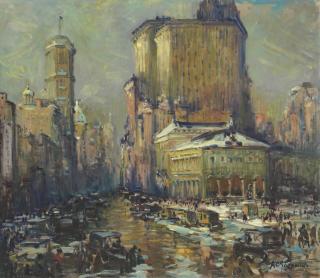 Arthur Clifton Goodwin - Herald Square, New York