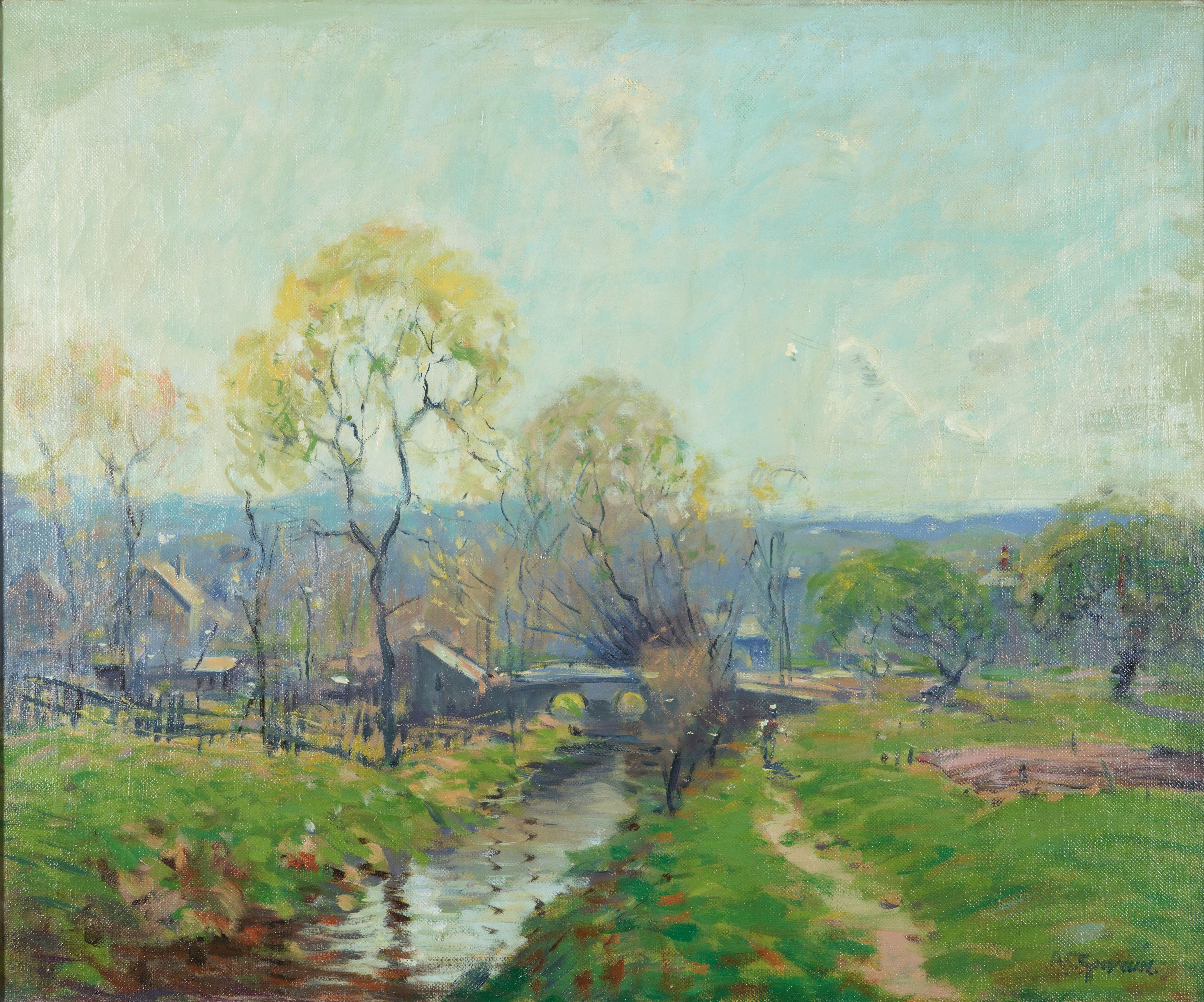 Arthur Clifton Goodwin - Landscape with Stream