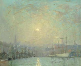 Arthur Clifton Goodwin - Mystic Dock, Boston