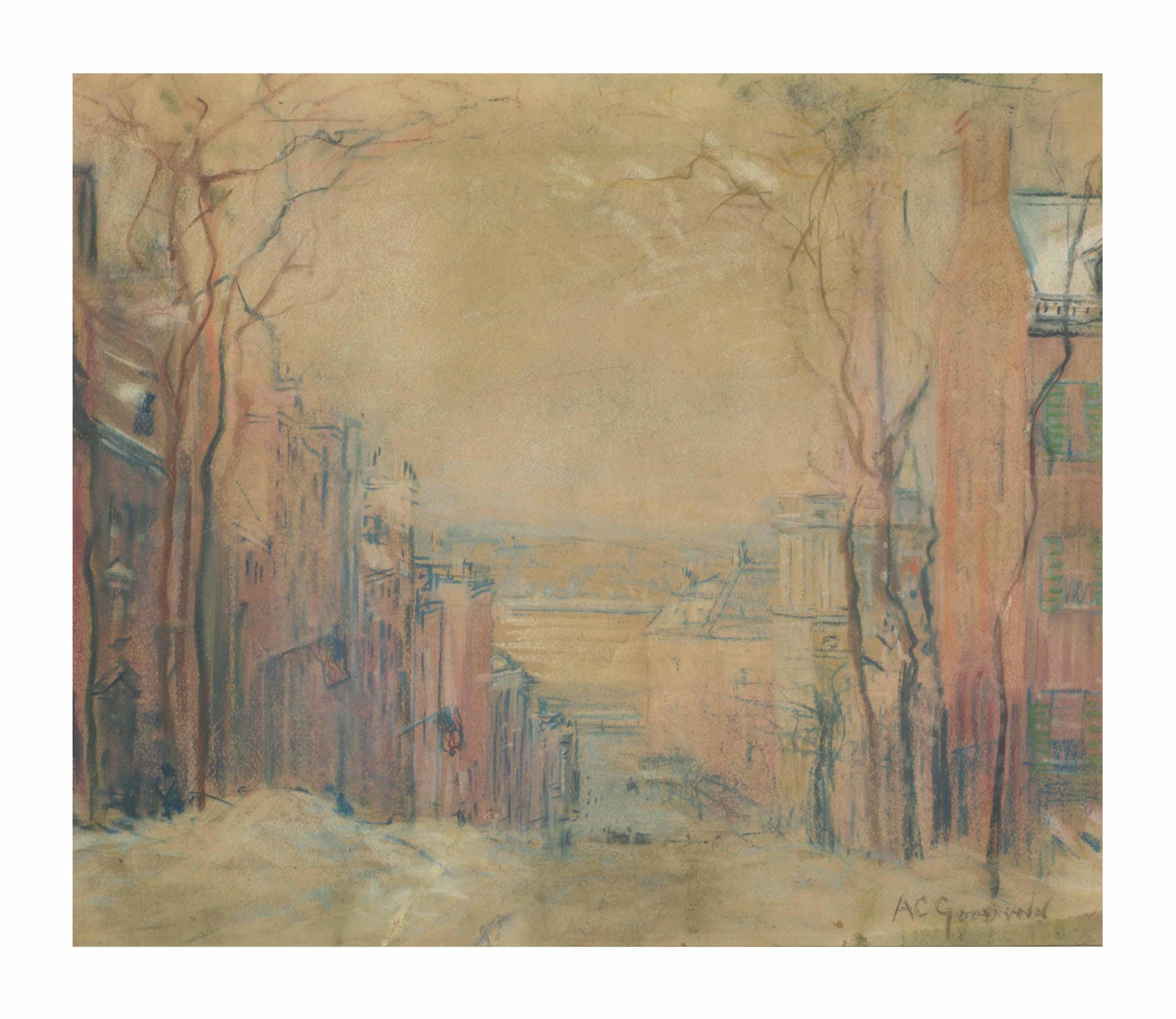 Arthur Clifton Goodwin - Study for Joy Street