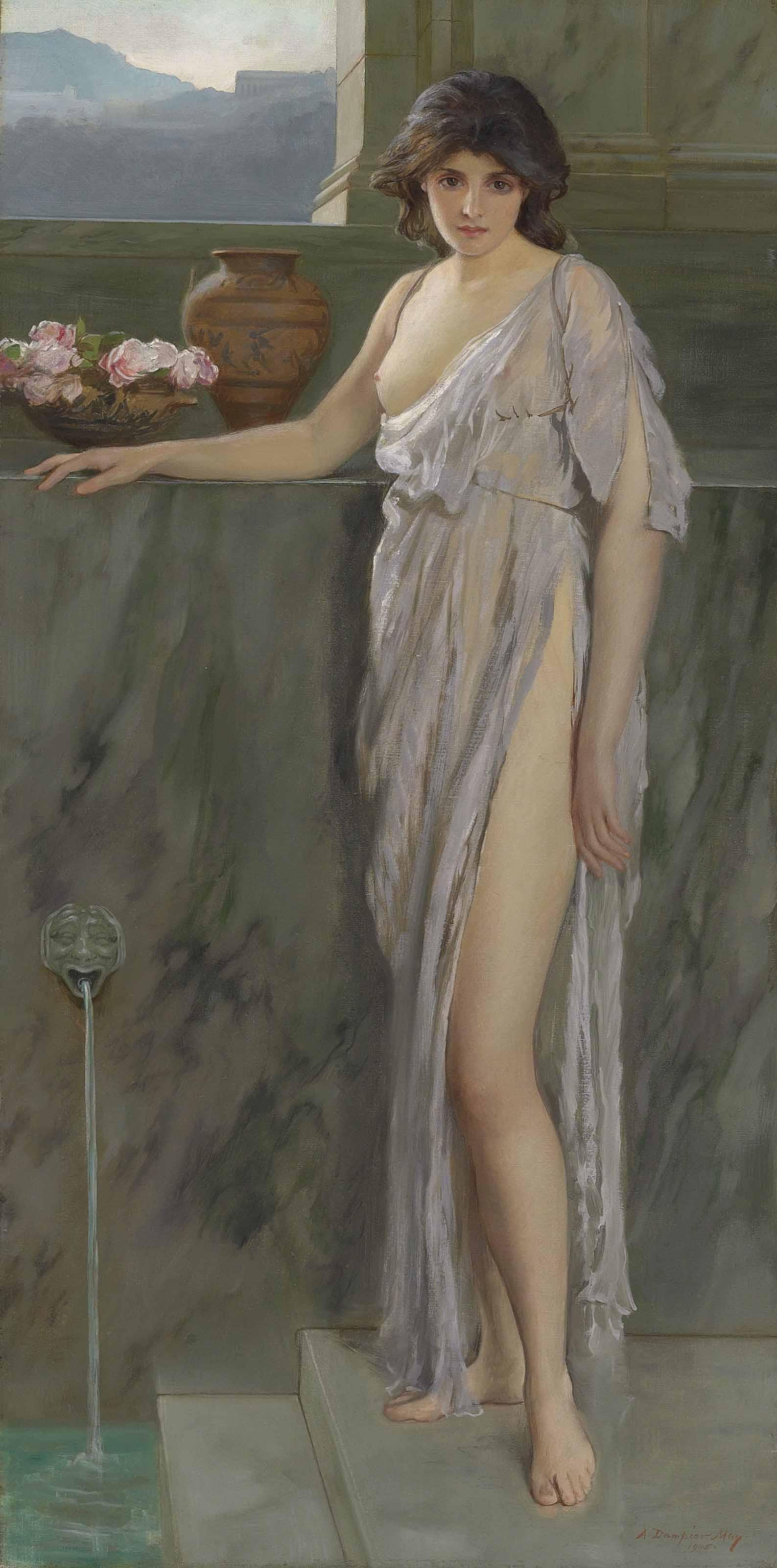 Arthur Dampier May - Before the bath