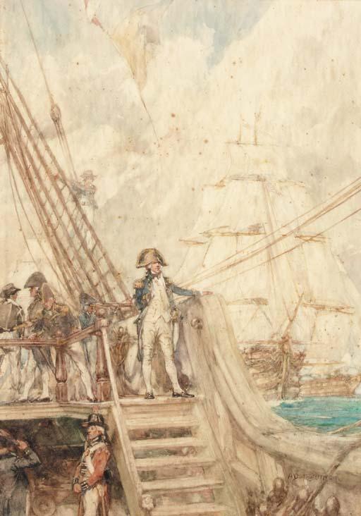 Arthur David Mccormick - Nelson in chase of the French Fleet