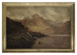 Arthur De Breanski - Llyn Ogwen, North Wales; and Llyn Gwynant, North Wales