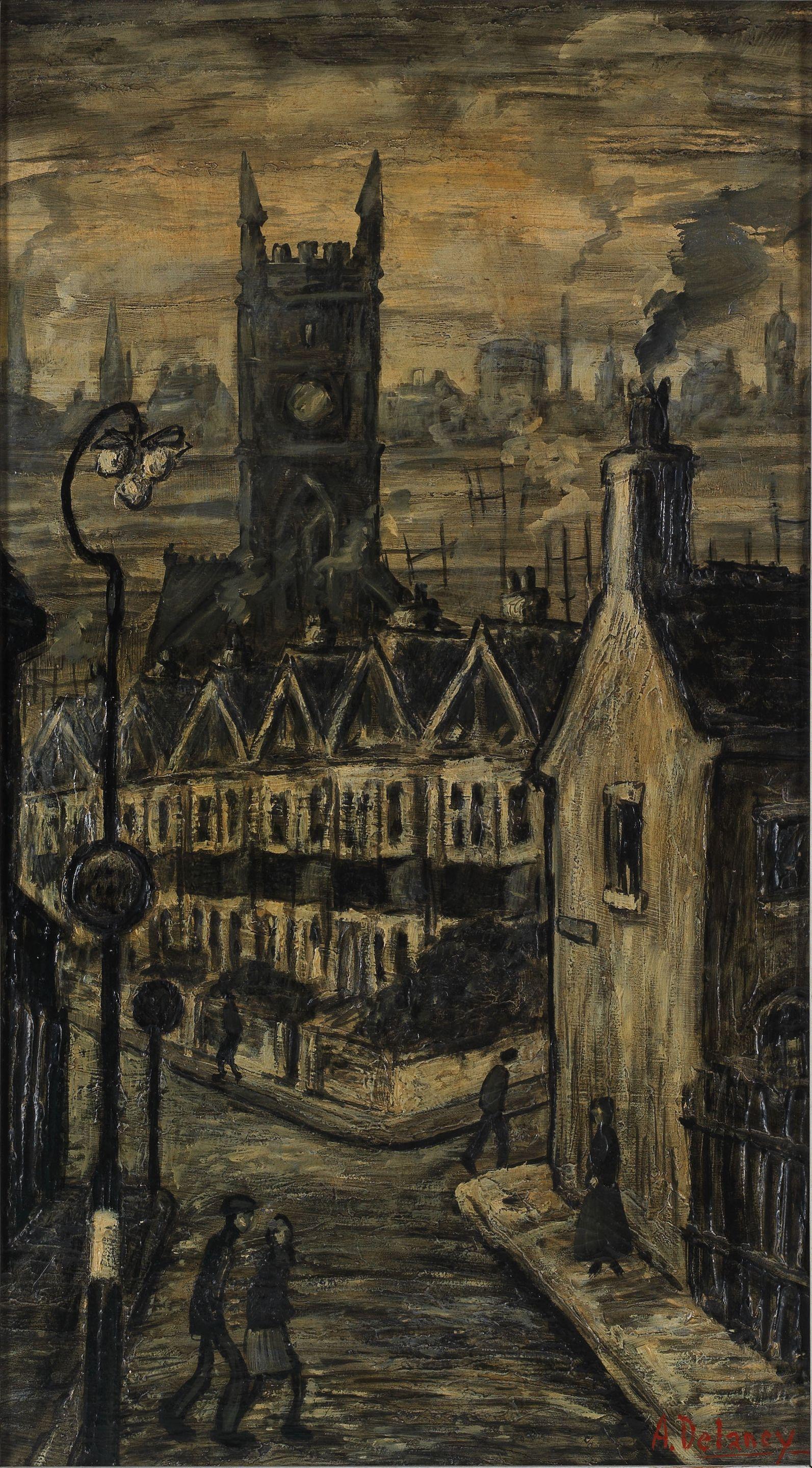 Arthur Delaney - A City Street, Manchester