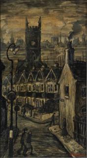 Arthur Delaney - A City Street, Manchester