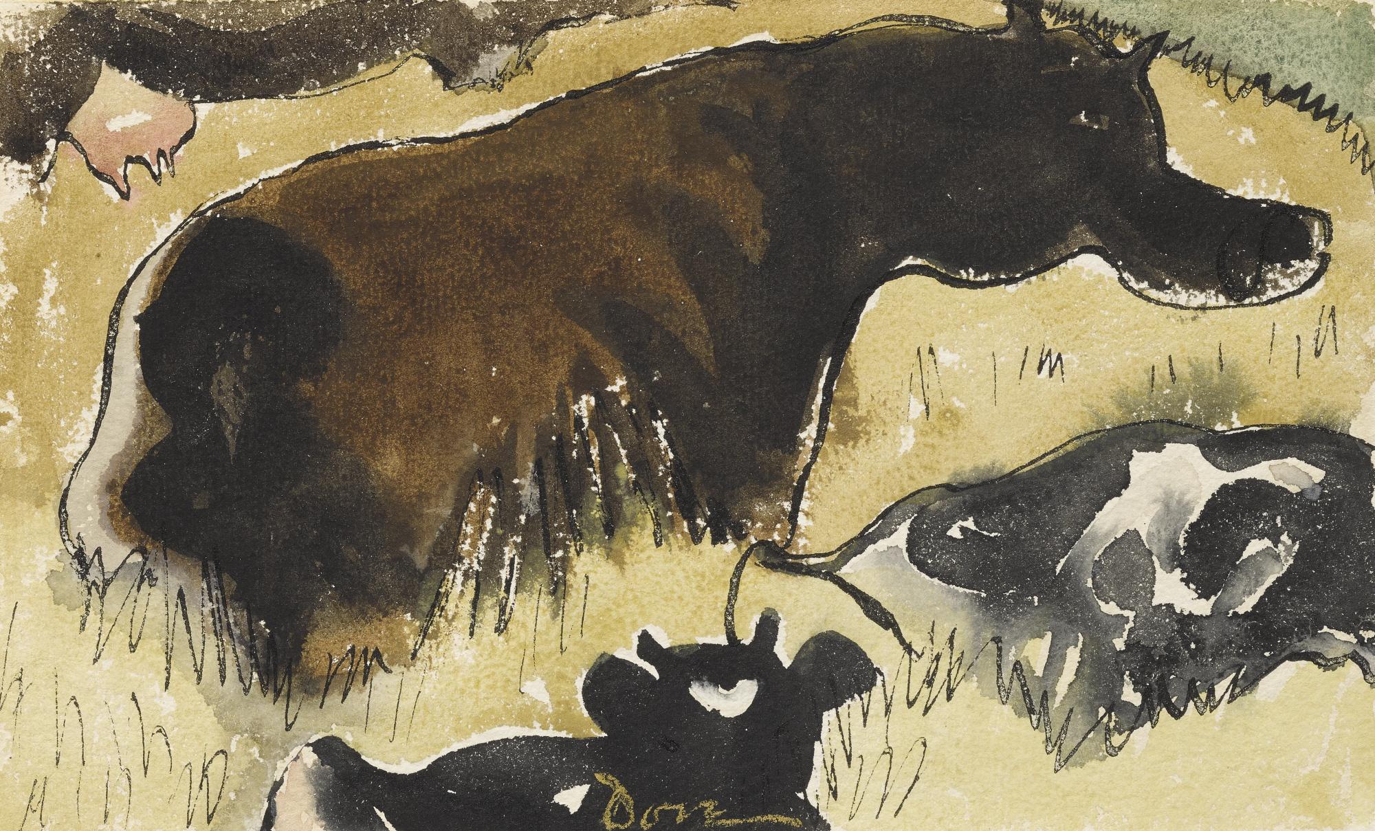 Arthur Dove - Brown Cow