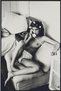 Arthur Elgort - Gia in Fire Island, NY, \'Italian Vogue\', 1980