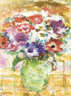 Arthur Fillon - Anemonies In A Green Pot