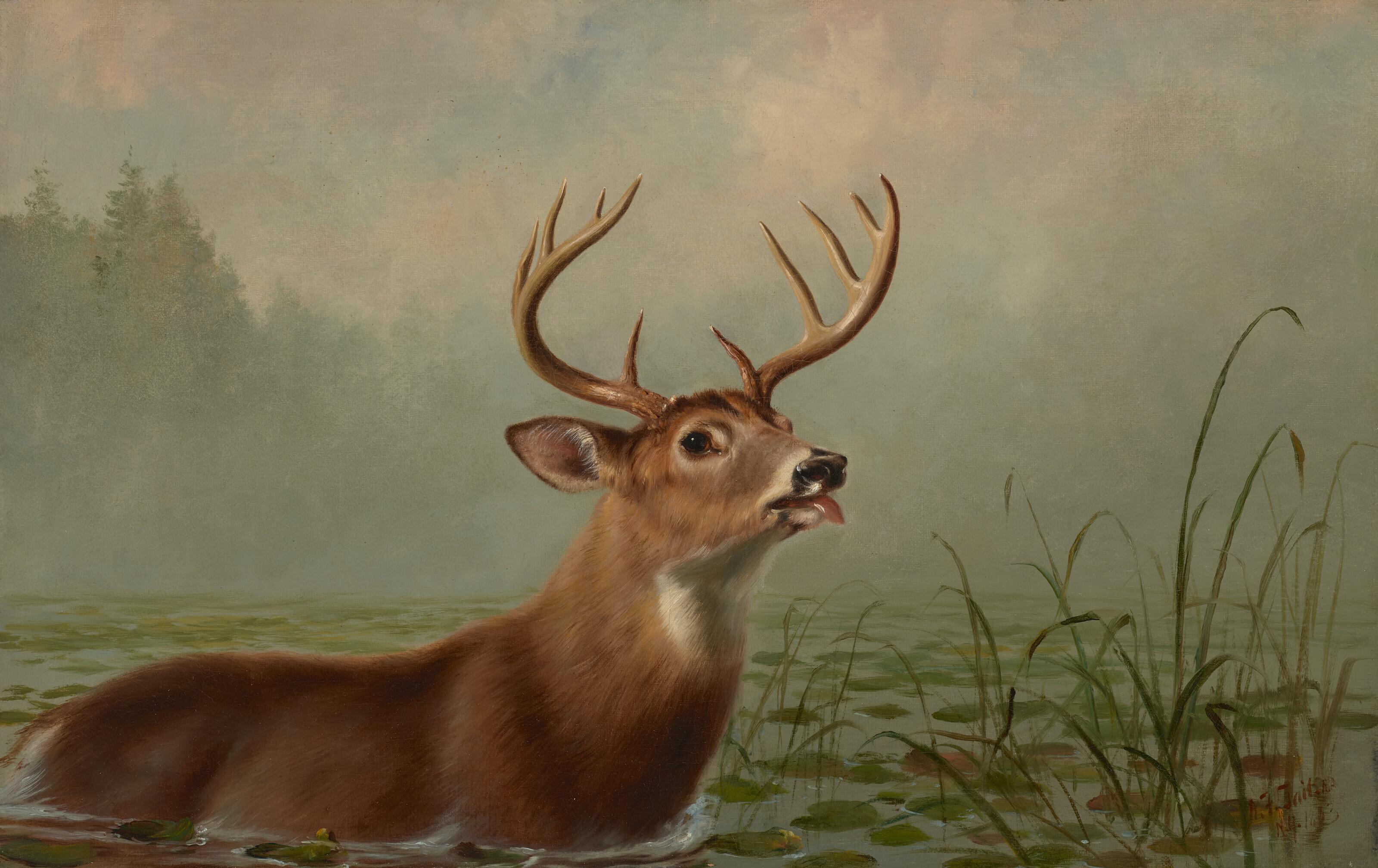 Arthur Fitzwilliam Tait - A Misty Morning