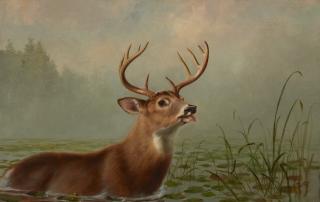 Arthur Fitzwilliam Tait - A Misty Morning