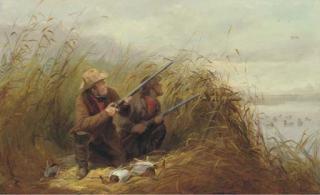 Arthur Fitzwilliam Tait - Duck Shooting with Decoys