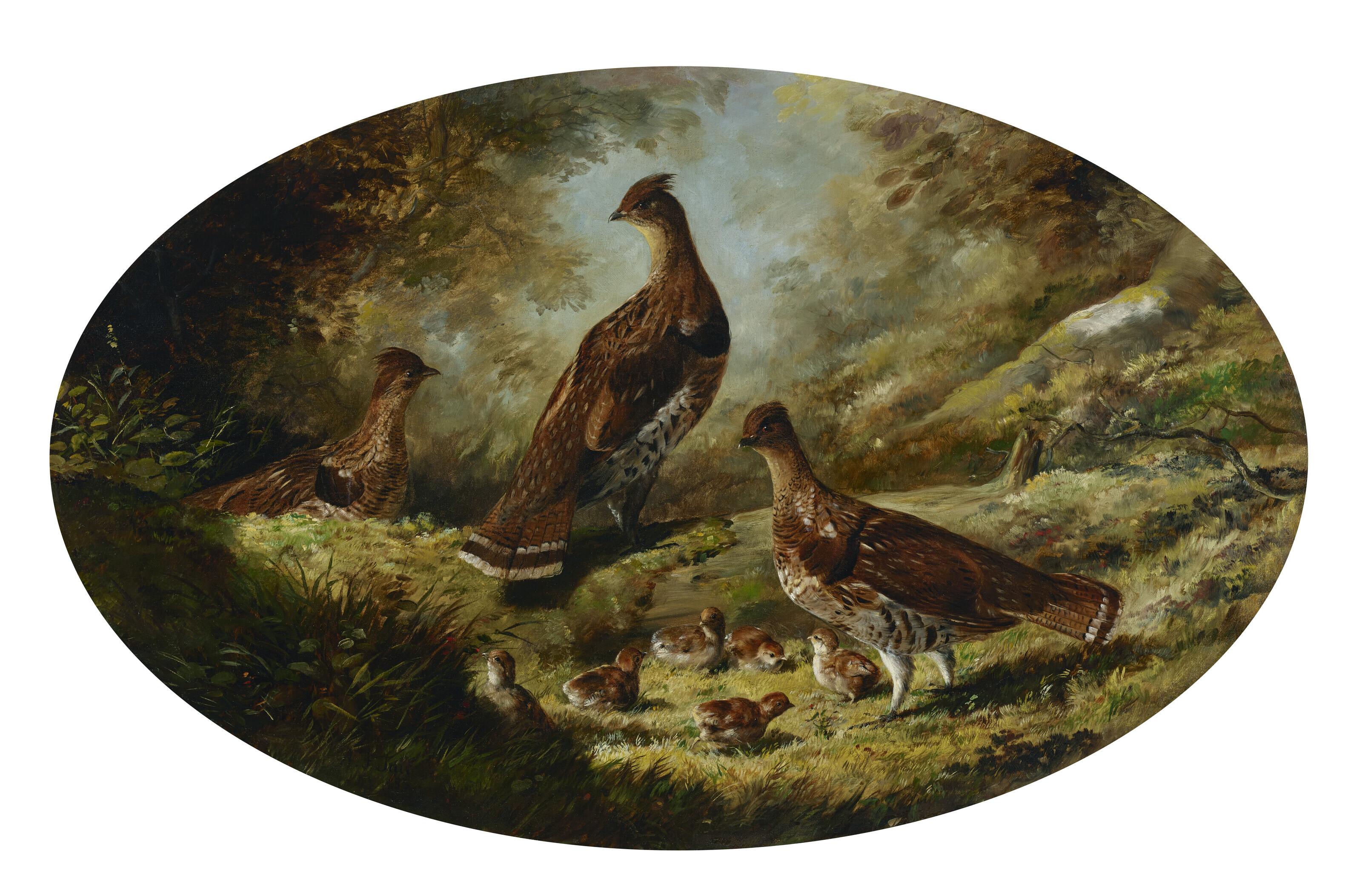 Arthur Fitzwilliam Tait - Grouse Family