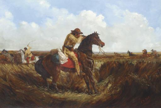 Arthur Fitzwilliam Tait - The Check--Keep Your Distance