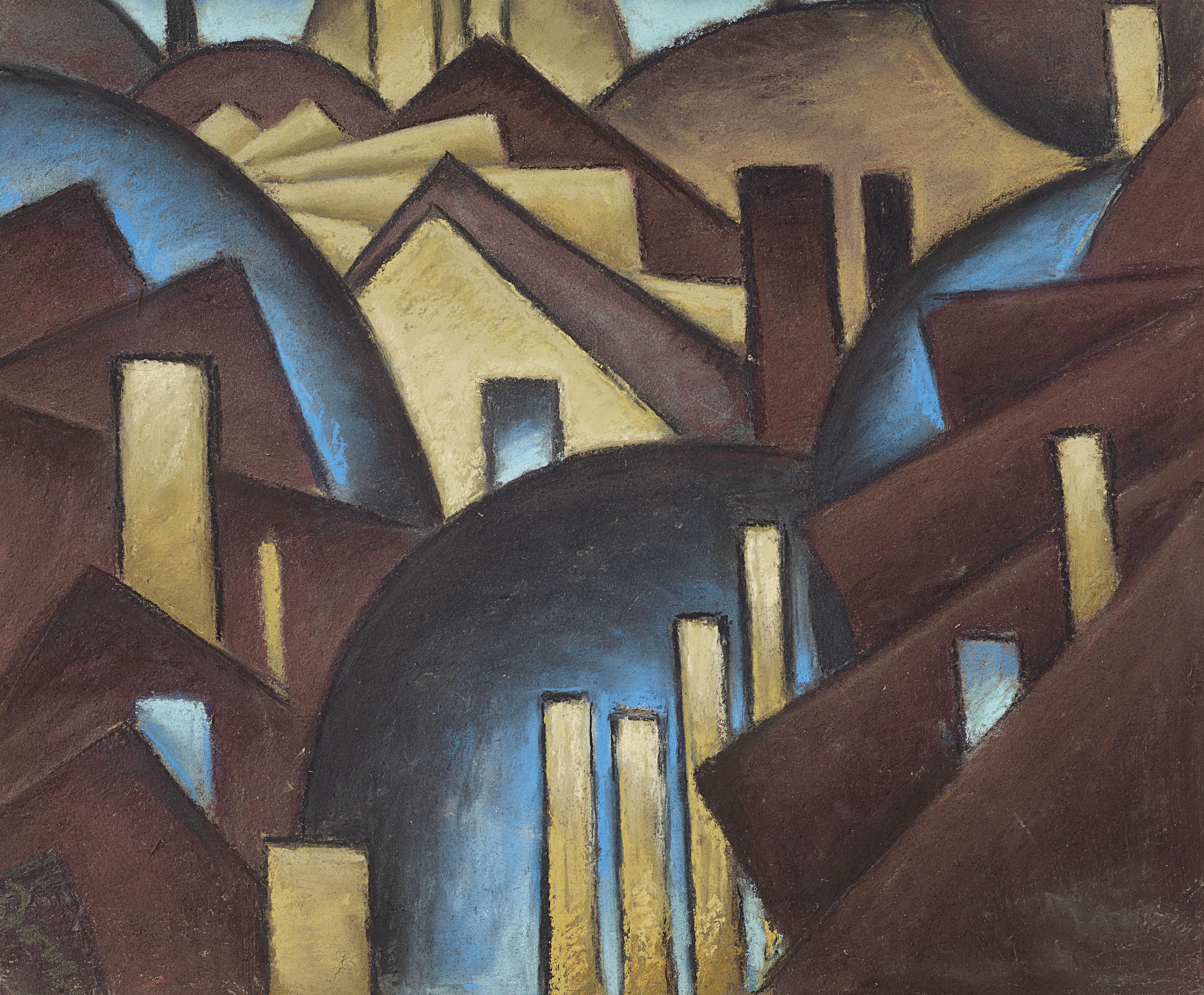 Arthur G. Dove - Nature Symbolized No. 1 (Roofs)