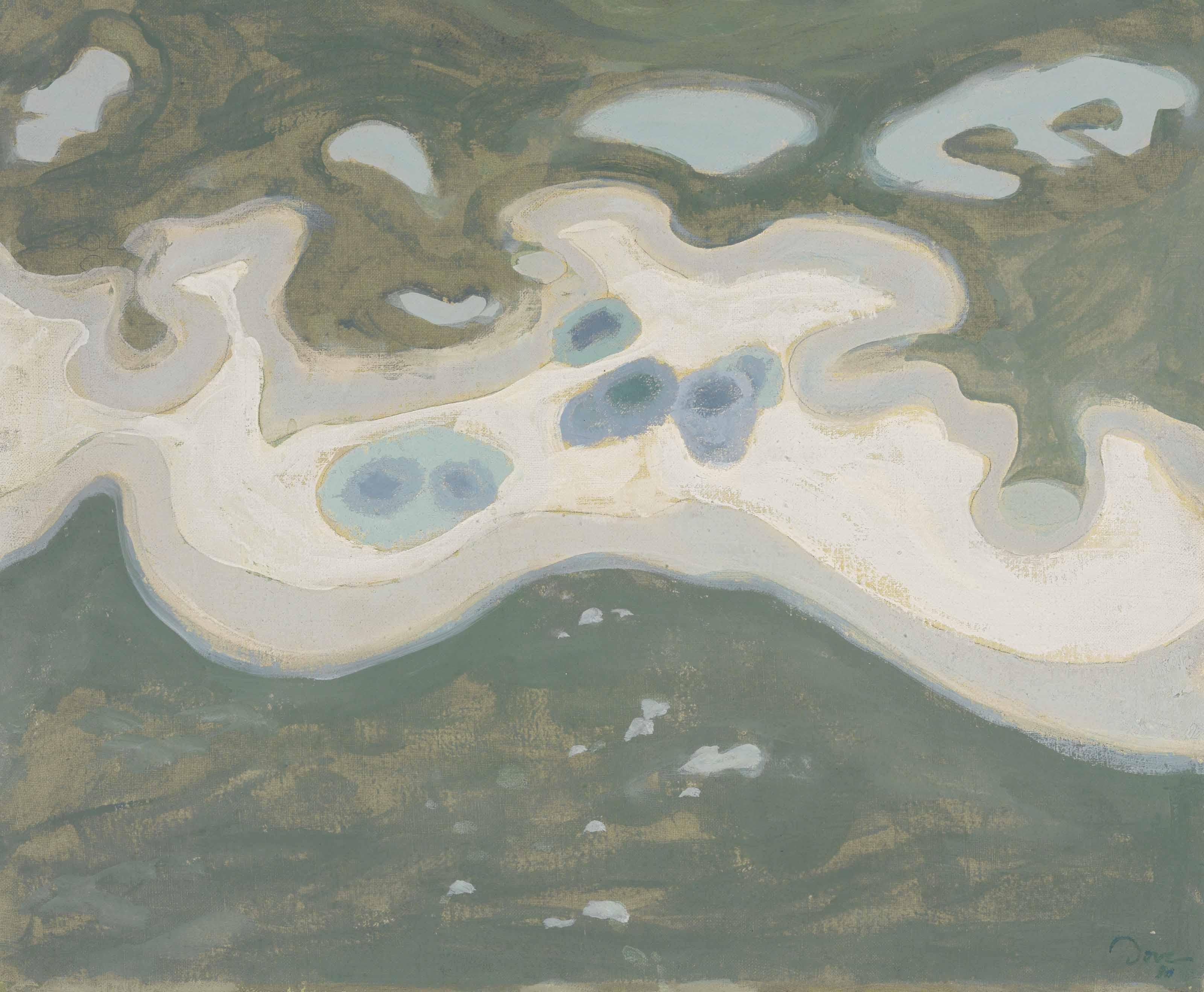 Arthur G. Dove - Snow on Ice, Huntington Harbor