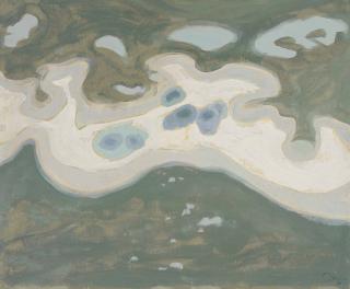 Arthur G. Dove - Snow on Ice, Huntington Harbor