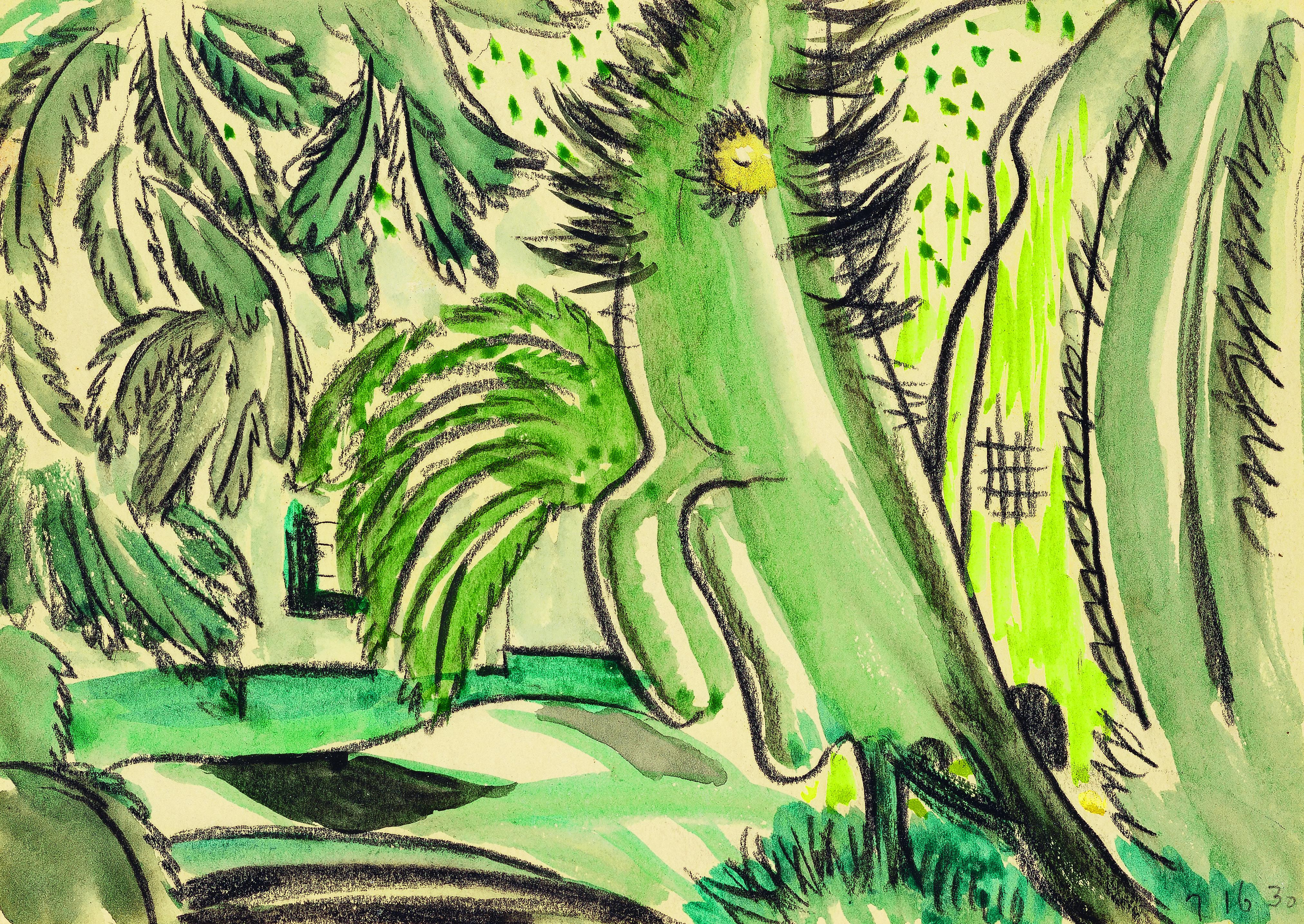 Arthur G. Dove - Study for \'Dancing Tree\'